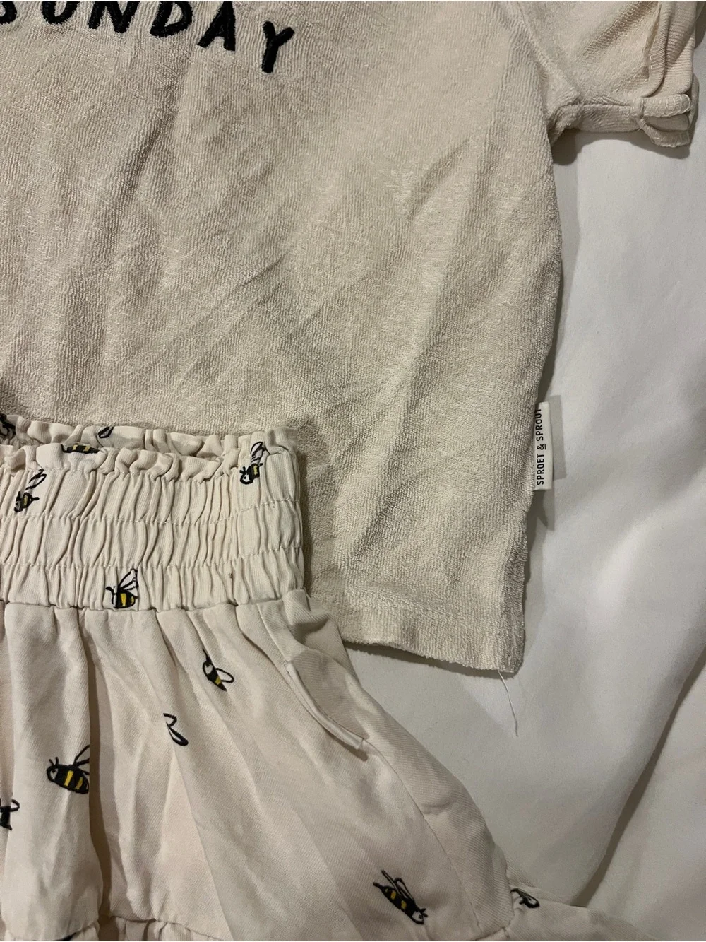 Sproet & Sprout Sorbet Sunday Ivory Girls Set